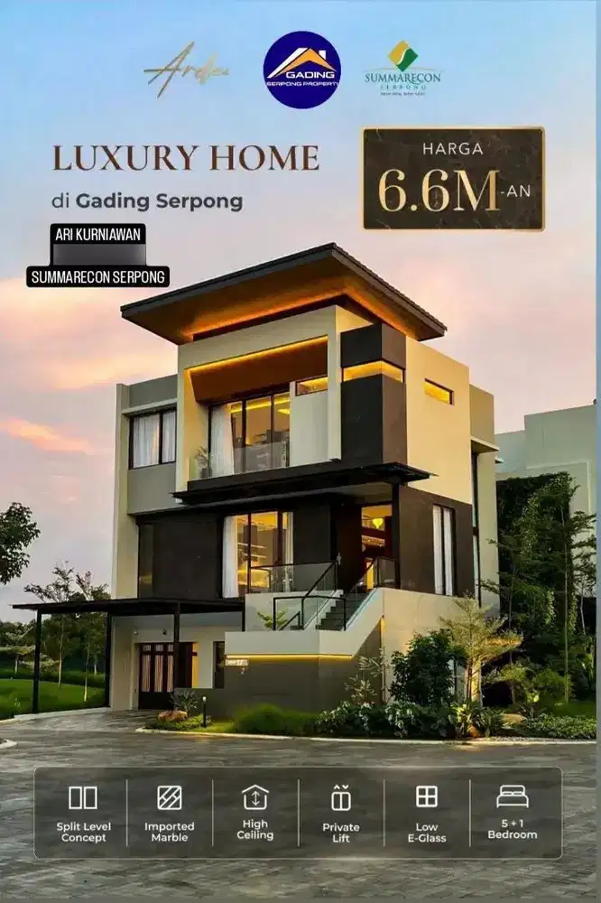 ARDEA at THE SPRINGS summarecon gading serpong PALING MEWAH 100% dijamin begitu liat lokasi SUKA!