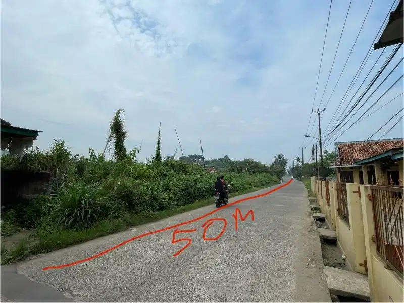 Tanah Industri Murah dijalan raya Curug Tgr