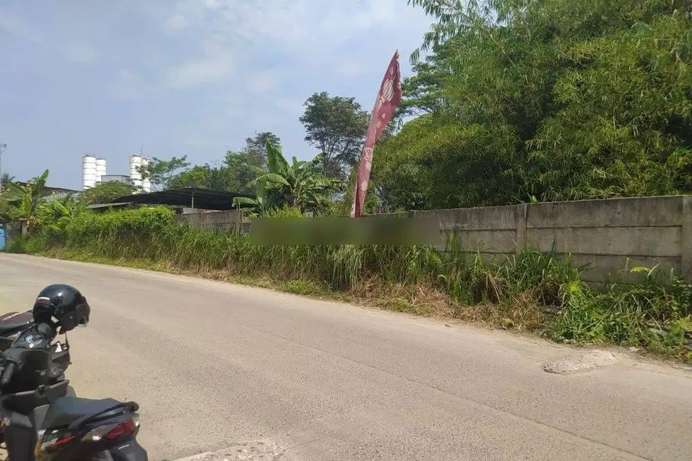 Dijual Tanah 500m Dengan Pintu Tol Serbaraja Cisauk Tangerang