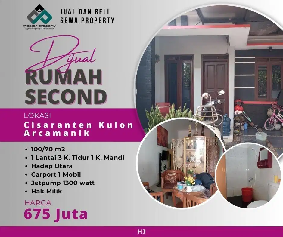 Jual cepat jarang ada 600 jutaan di Cisaranten Kulon Arcamanik Bandung