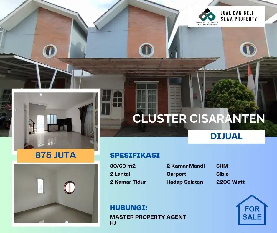 Rumah minimalis super strategis di Cluster Cisaranten Kulon Arcamanik