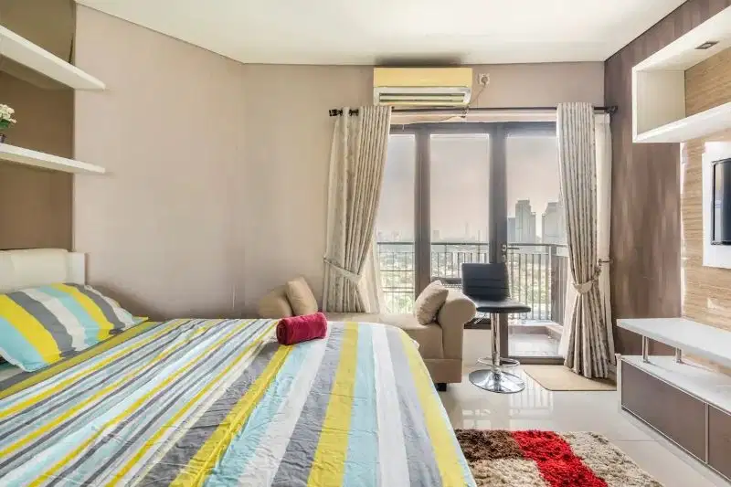 Studio Lantai Atas Full Furnish Apartemen Tamansari Semanggi