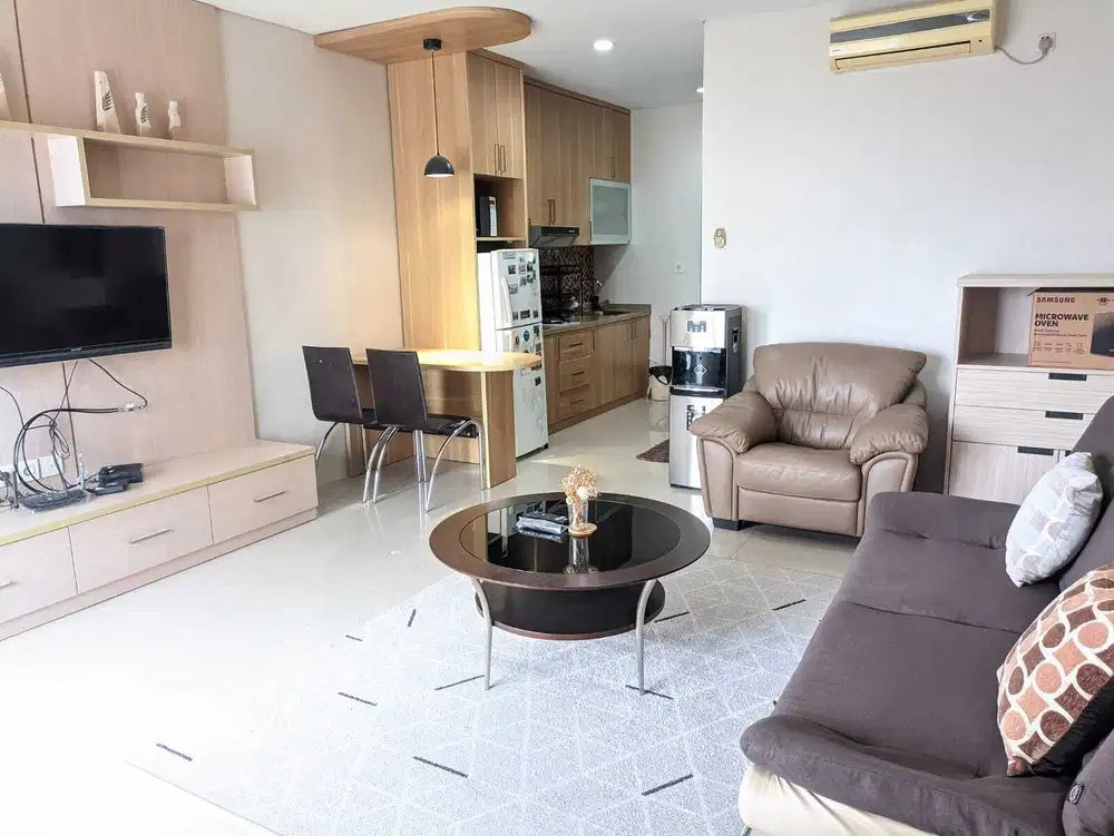 For Rent Apartemen Tamansari Semanggi 1BR Luas 2 Balcony Middle Floor