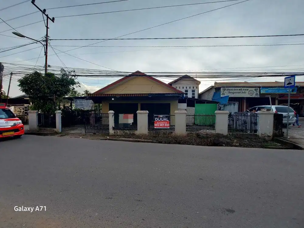 DIJUAL RUMAH + 2 KIOS JALAN PADAT KARYA SEMATANG BORANG PALEMBANG