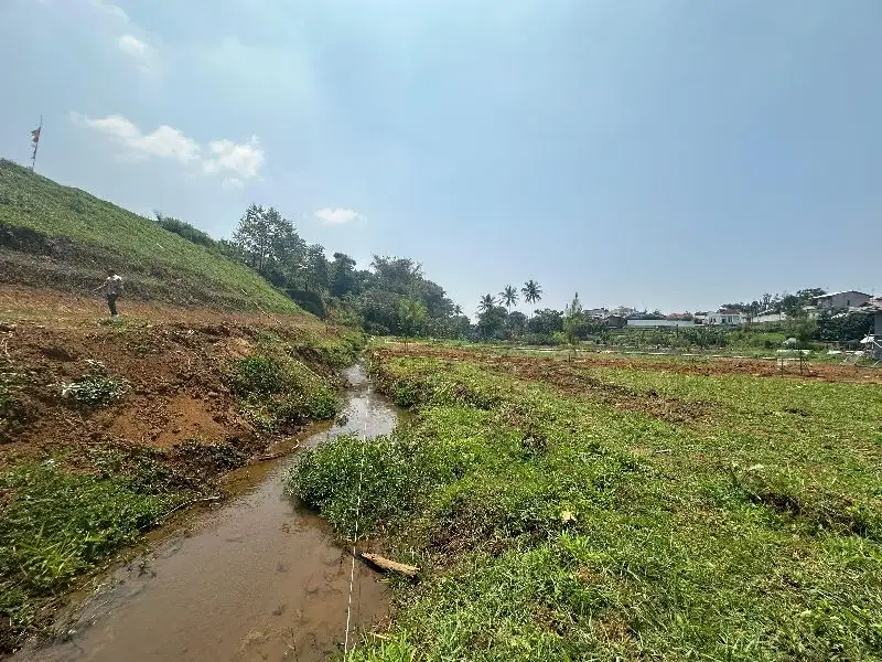 Tanah Luas 522M2 Ada Mata Air Nya Lokasi Megamendung Dekat exit tol