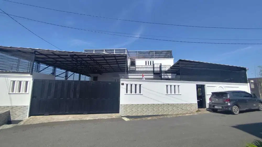 DIJUAL RUMAH FULL FURNISH + CAFE JALAN GOTONG ROYONG KM 7 PALEMBANG