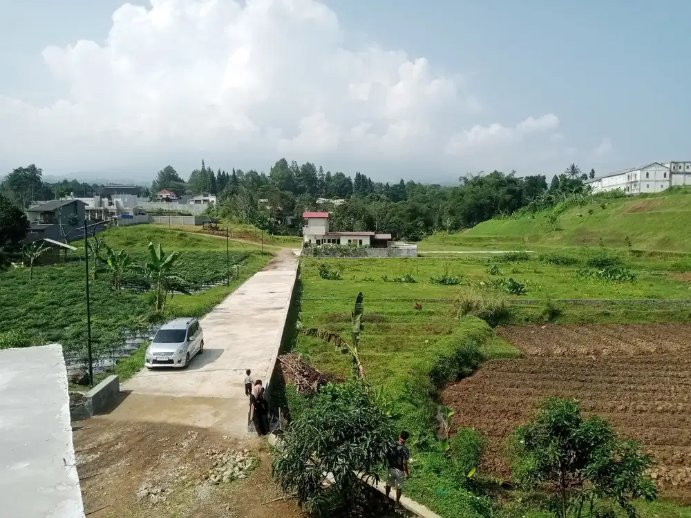 Tanah Datar Siap Bangun Lokasi Megamendung Puncak Bogor