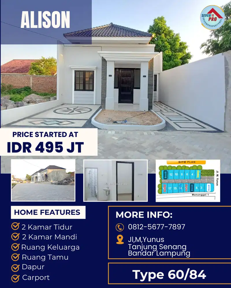 RUMAH CLUSTER MEWAH MURAH DI PUSAT KOTA