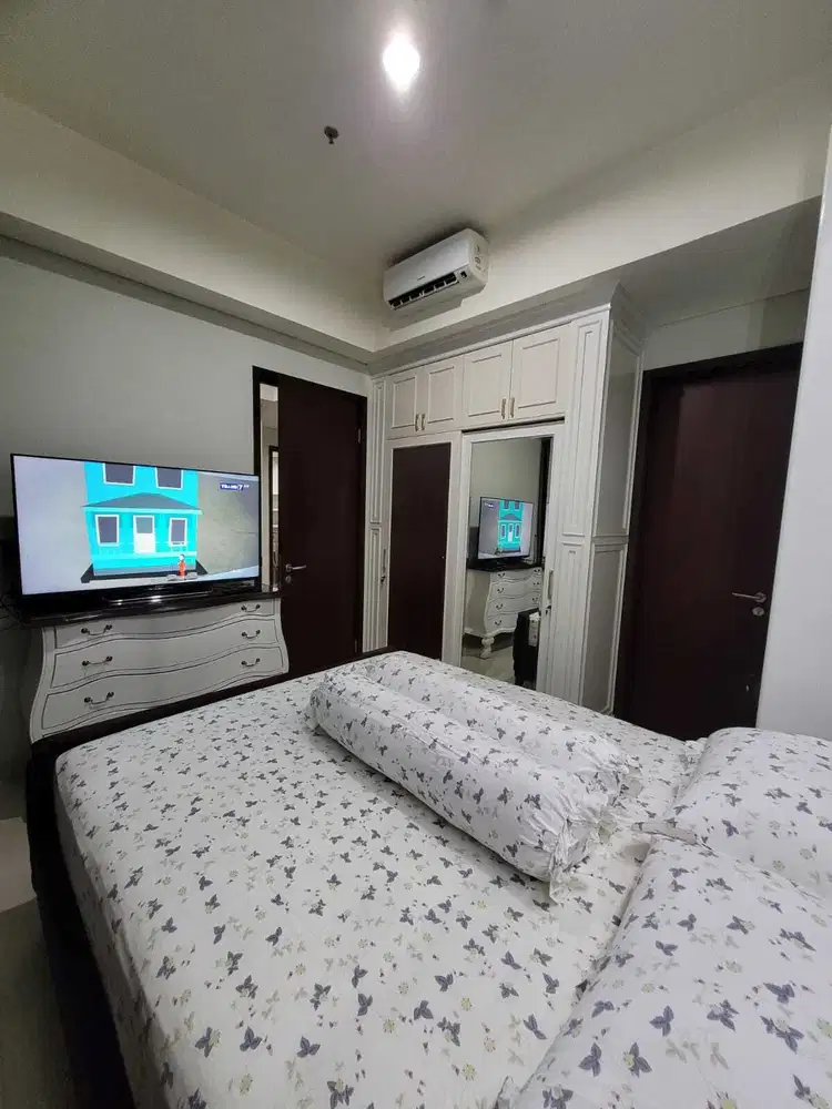 Disewakan Apartemen Puri Mansion 2+1BR Full Furnished, Kembangan