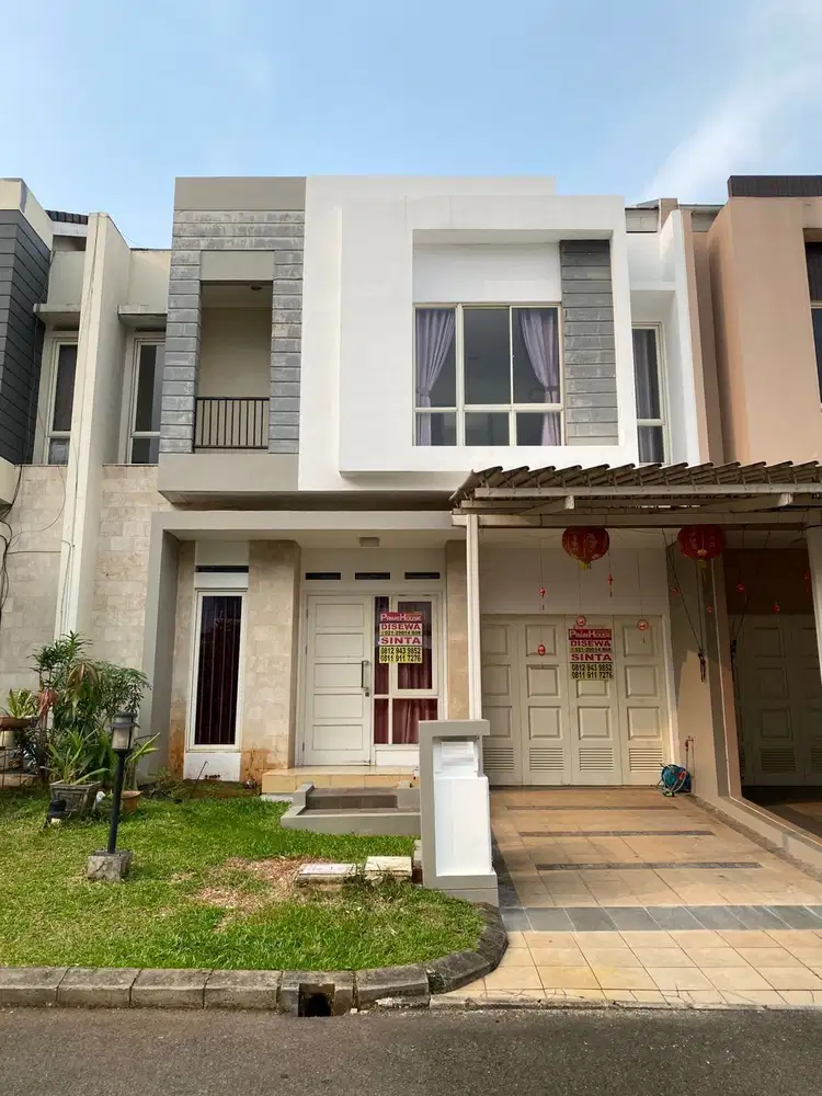 Disewa Rumah Cluster Starling Summarecon Serpong. Siap Huni