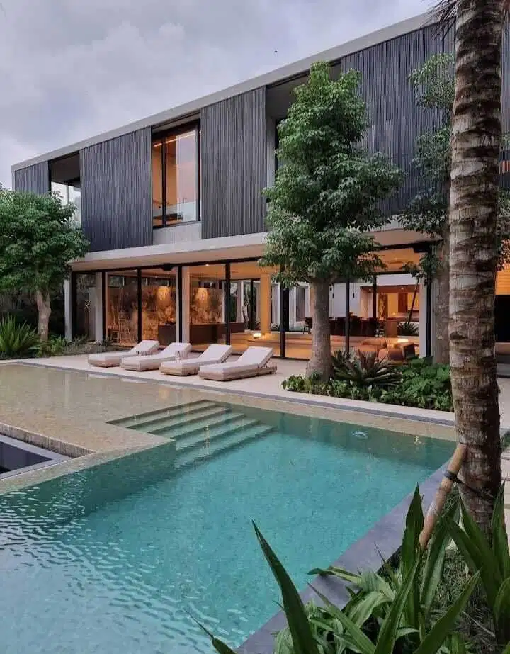 BRAND NEW LUXURY VILLA 6 BEDROOM IN CANGGU WITH RICEFIELD & RIVER VIEW