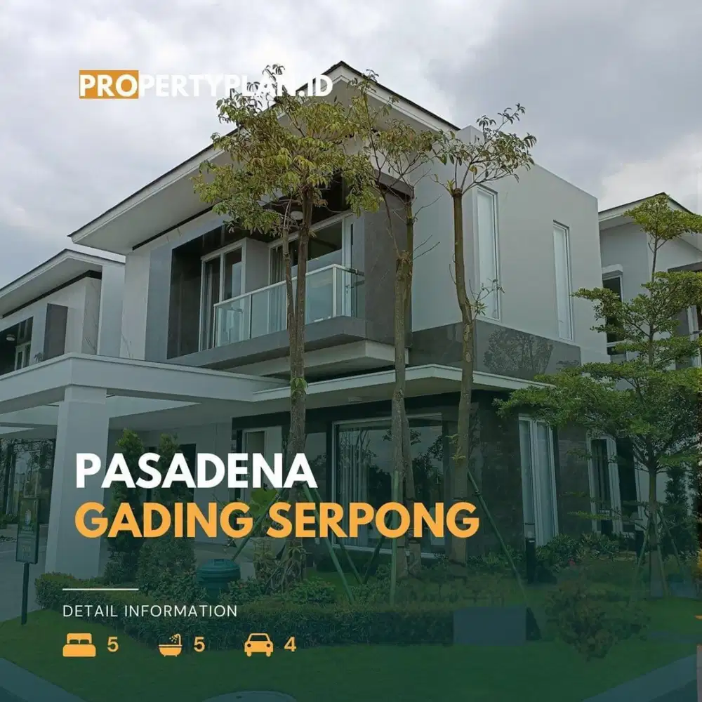 Dijual Rumah Premium Gading Serpong - Cluster Grand Pasadena Residence