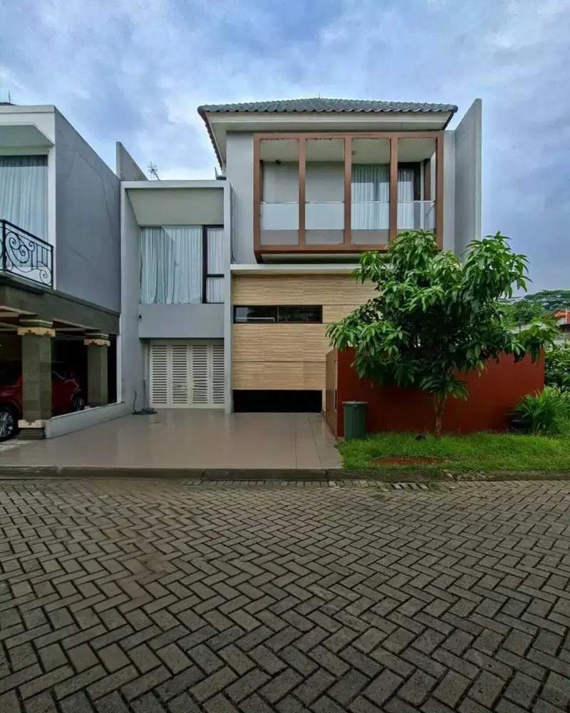 Kebayoran Bintaro Jaya Sektor 7 Rumah Depan Taman Cluster Premium