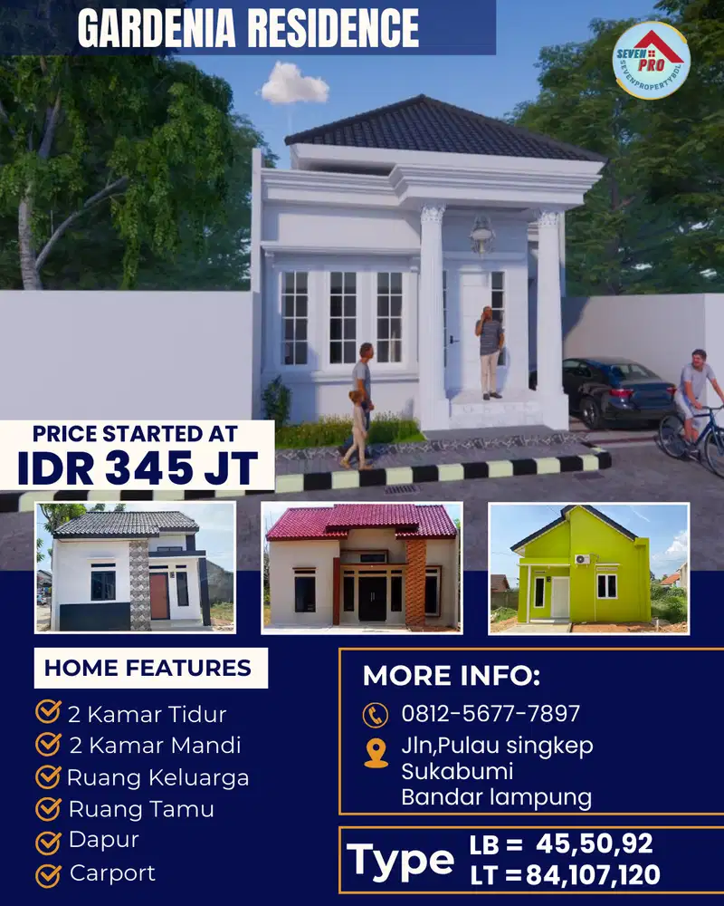 HUNIAN MURAH DI TENGAH PUSAT KOTA BANDAR LAMPUNG