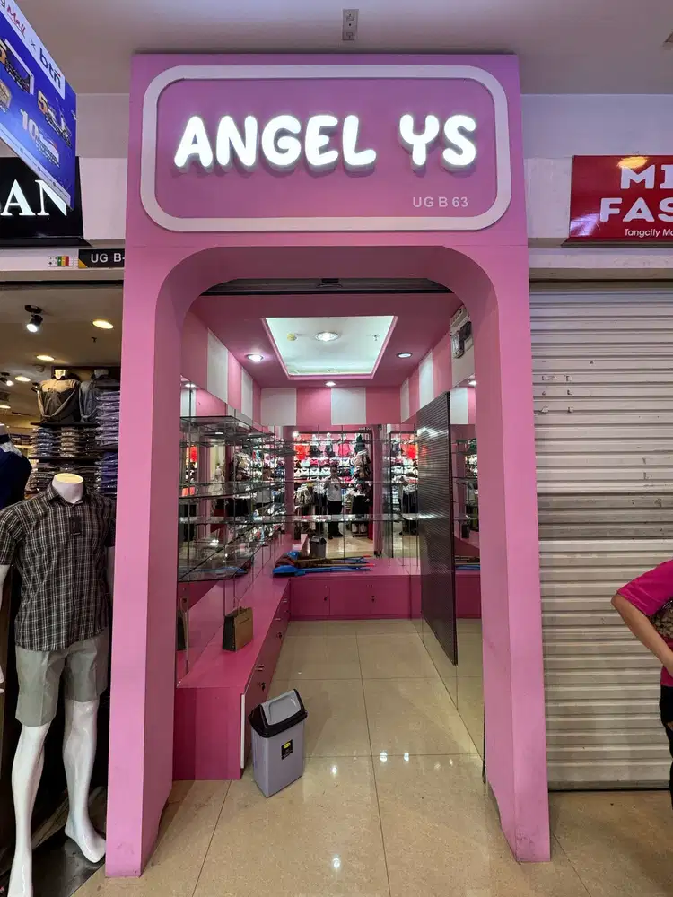 Sewa toko kios siap pakai tangcity mall kota tangerang tas, accessoris
