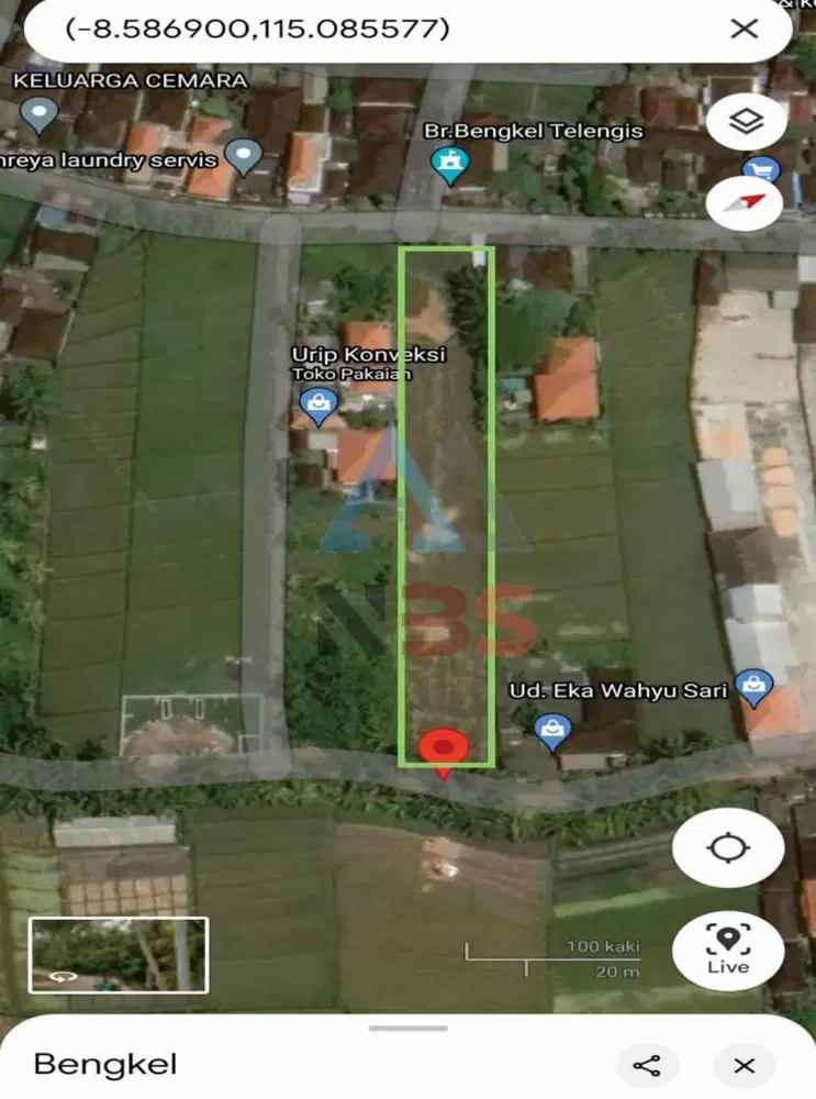 FOR SALE TANAH PANTAI KEDUNGU TABANAN BALI