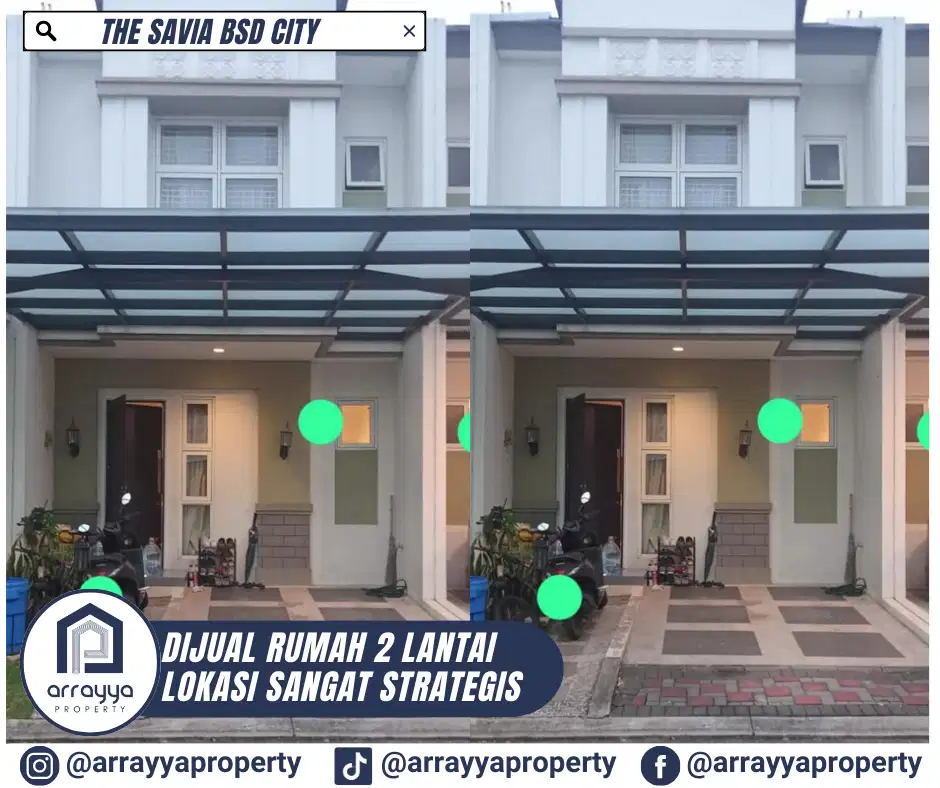 RUMAH 2 LANTAI CLUSTER THE SAVIA BSD .ARB116.