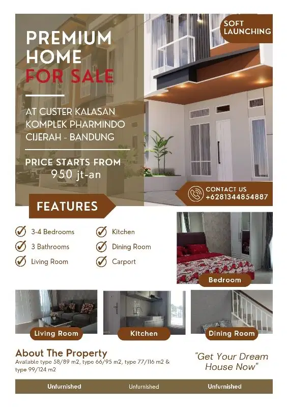 Di Jual Rumah 2 Lantai Akses Mudah Di Komplek Pharmindo Bandung