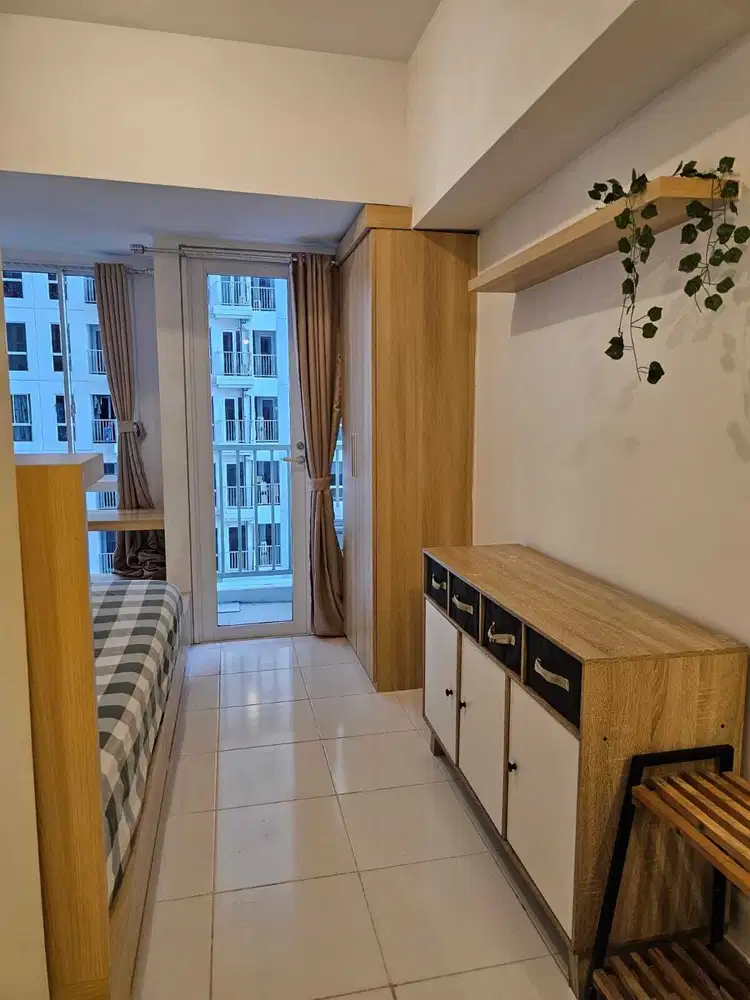 DISEWAKAN APARTEMEN STUDIO TOKYO RIVERSIDE FULLY FURNISH