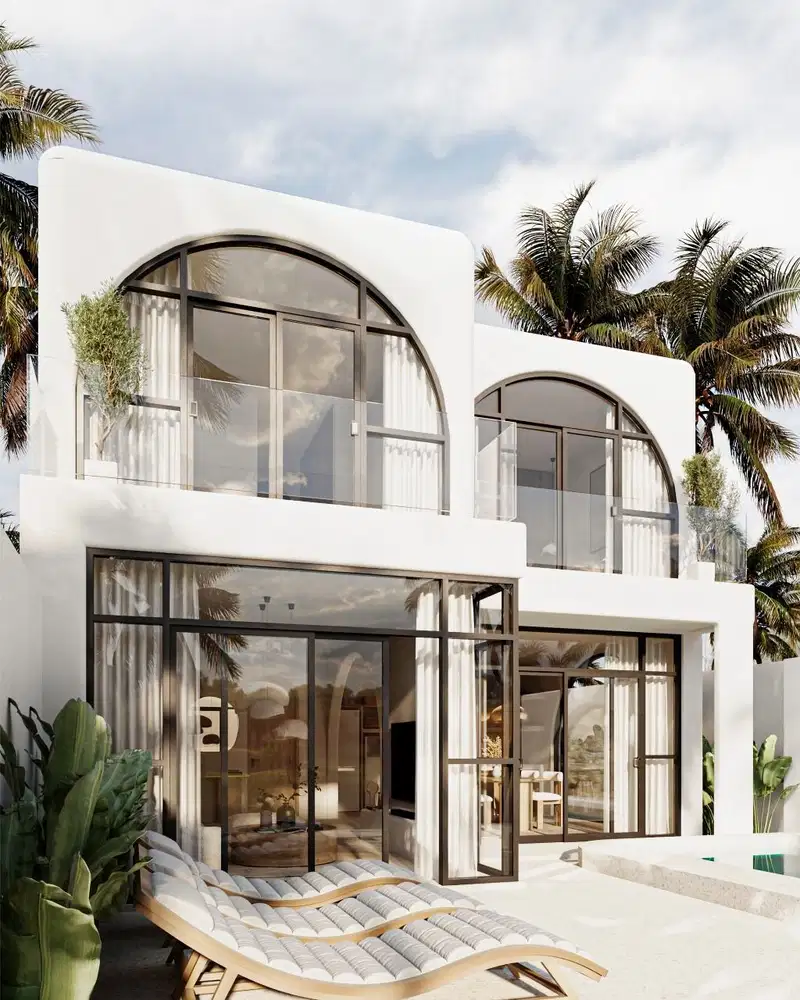 2-Bedroom Villa with Mediterranean Arches in Pererenan