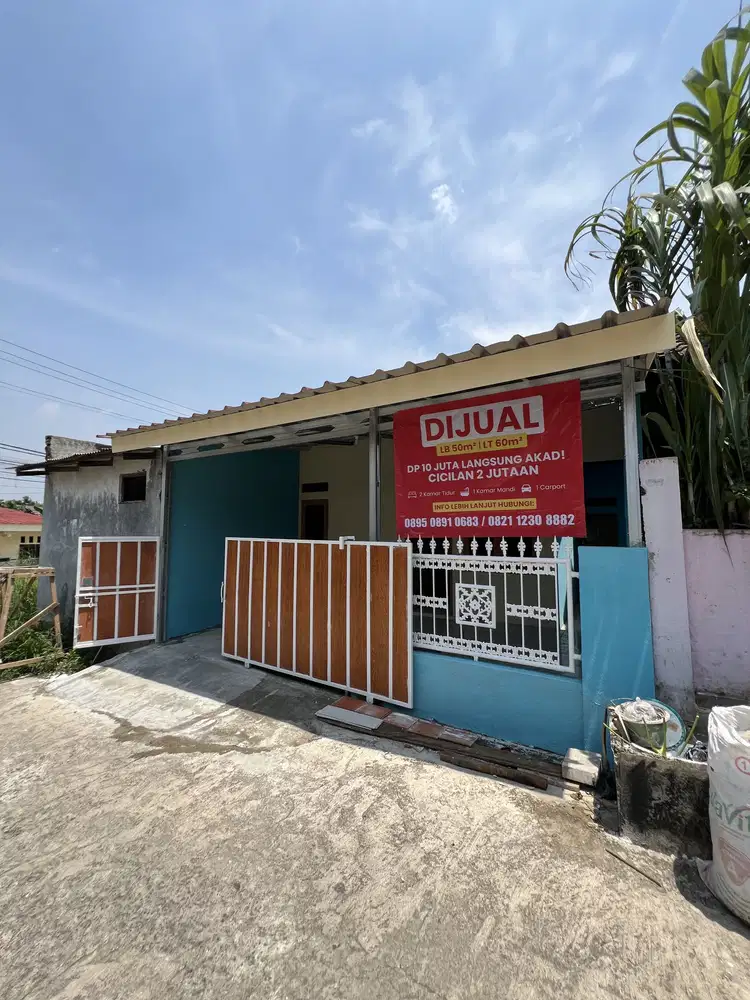 Rumah Siap Huni Dekat Stasiun Bojong Gede Murah  Cicilan 2 Jutaan