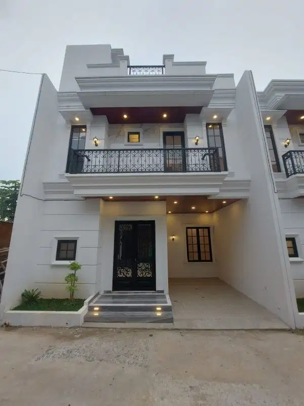 RUMAH MEWAH 2 LANTAI ROOFTOP SIAP HUNI DEKAT TOL DEPOK - ANTASARI