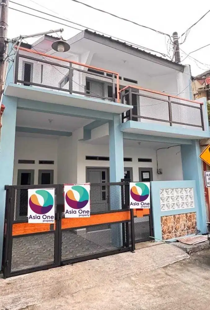 Rumah Siap Huni Baru 3 lantai di Pondok Ungu Permai. Bekasi