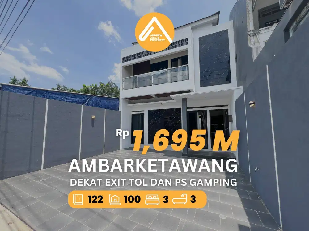 Jual Rumah Ambarketawang Pasar Gamping Dekat Exit Tol Siap Huni