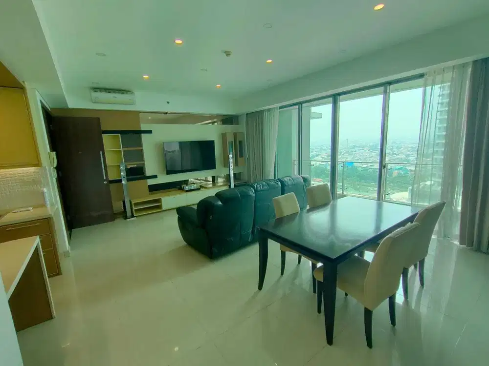For sale Apartemen ambasador tower 3 BR + 1, BU