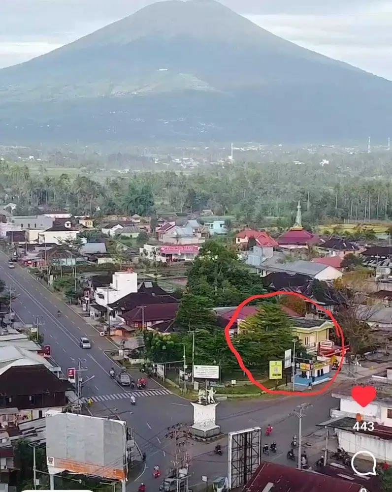 Ruko 3 Lantai di Pagar Alam Cocok Home Stay, Bank, Tempat Tinggal