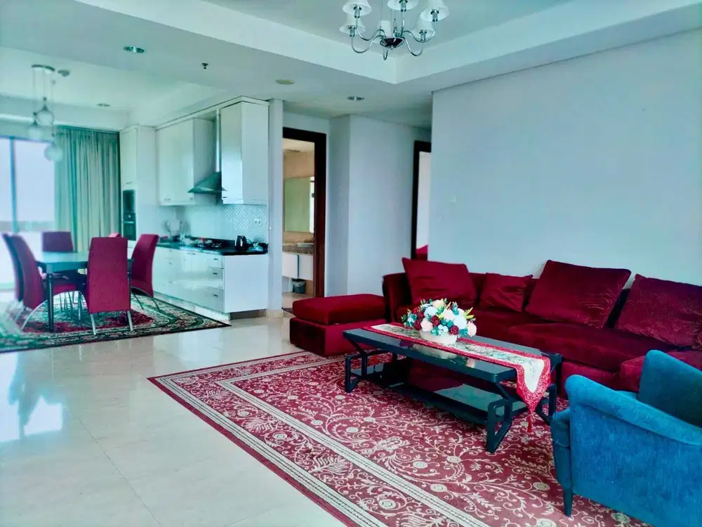 Dijual Apartment Full Furnished Luas 245 m² di Kemang Mansion