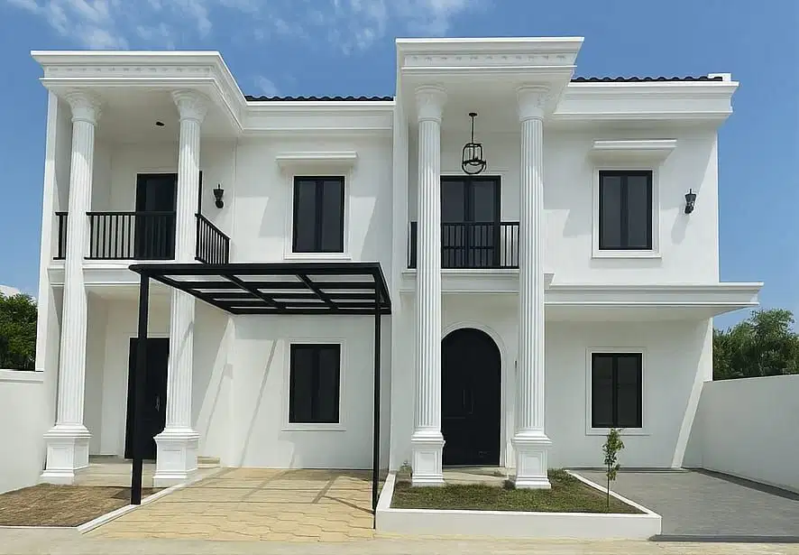 FG04 Rumah Klasik Eropa Cluster Pondok Bambu Jakarta Timur