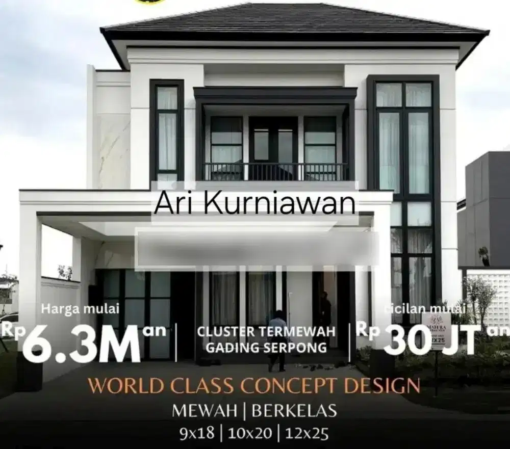 MATERA RESIDENCES gading serpong hunian premium & luxury full marmer!