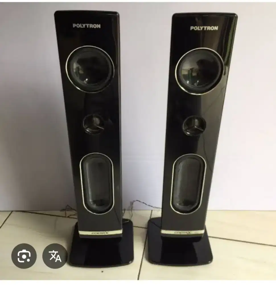 Jual speaker tower polytron suara masih joss.