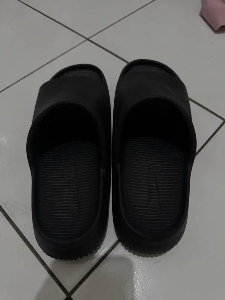 nike calm slide black 100% ori
