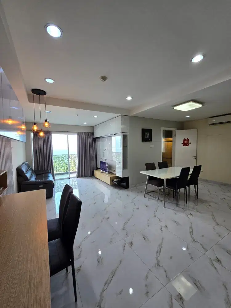 CONDOMINIUM GREENBAY 3BR TERMURAH FULL FURNISH INTERIOR