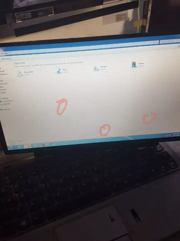 Layar led notebook slim 12.5 inc 40 pin minus panu