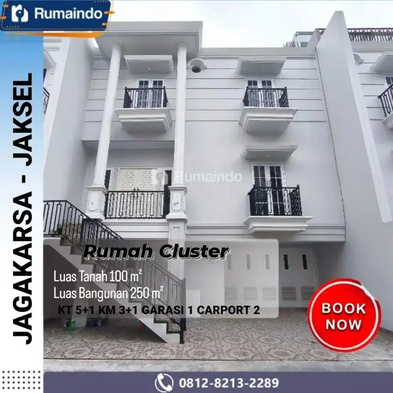 Dijual Rumah Cluster Cilandak Jagakarsa Jakarta Selatan