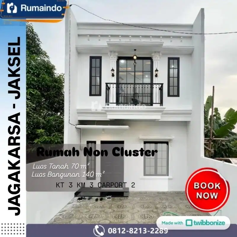 Dijual Rumah Non Cluster di Aselih Jagakarsa Jakarta Selatan