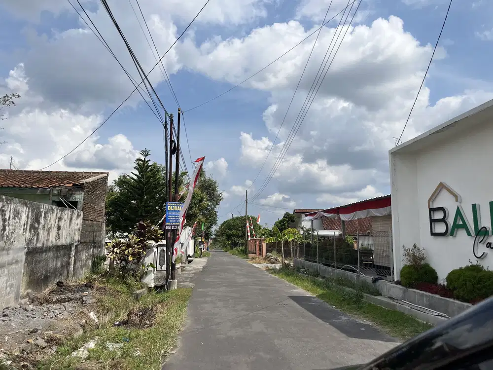 Tanah SHM Strategis Dekat Lapangan Klidon & Pawon Mbah Gito