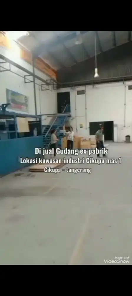 Jual Gudang ex pabrik CIKUPA Mas, Tangerang