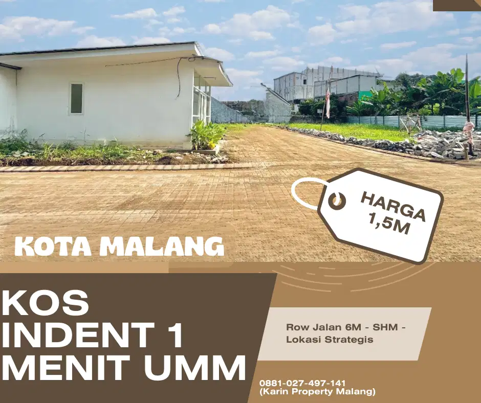 DIJUAL KOS INDENT 1 MENIT UMM 3 MALANG