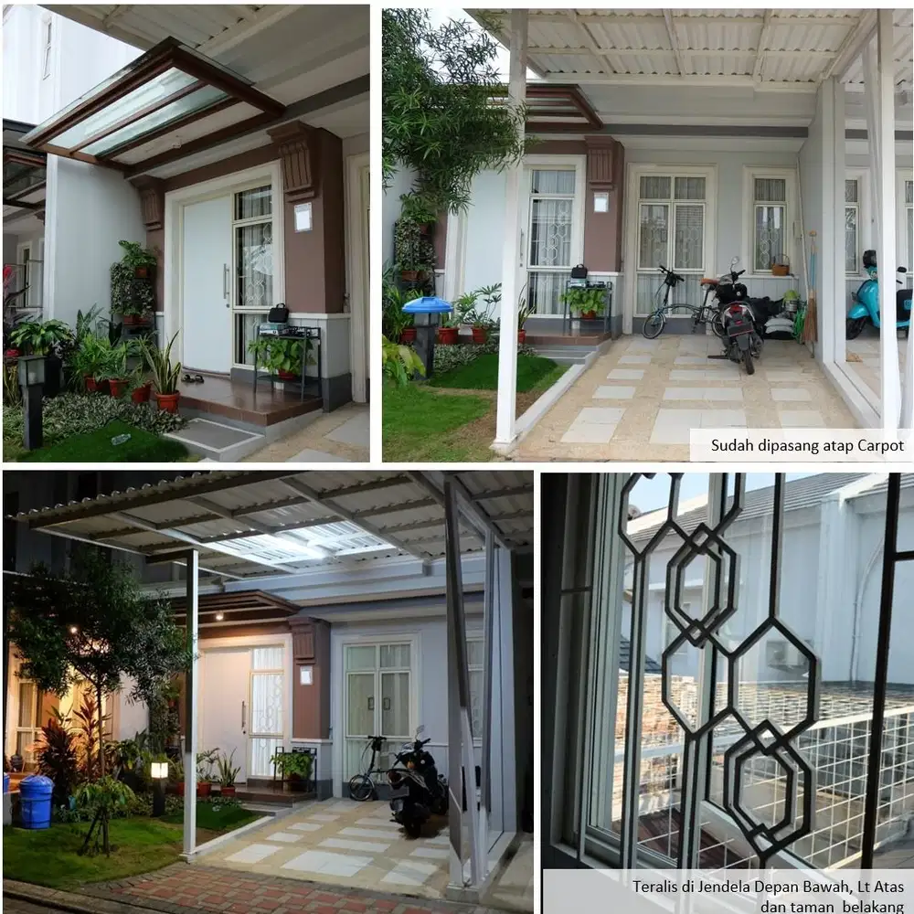 Harga Bagus Rumah Hadap Taman dan ada Teras di Visana Savia BSD