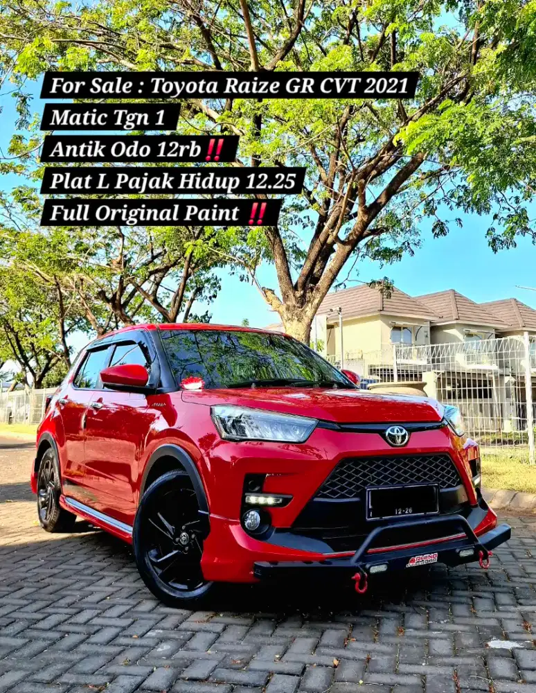 [KM 14rb!] Toyota Raize GR Sport 2021 Like New!
