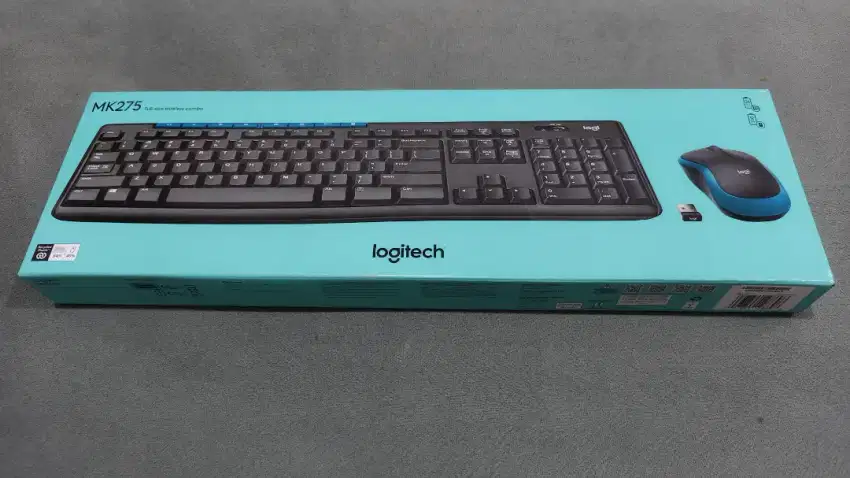 Logitech Keyboard + Mouse MK275 Hitam