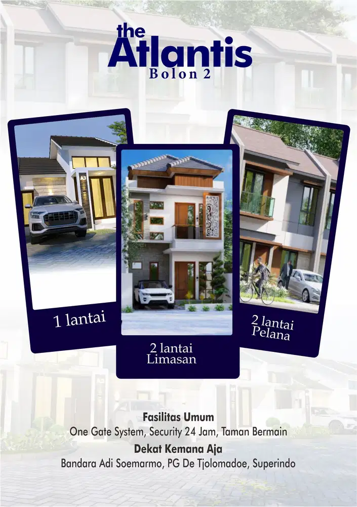 RUMAH 1 LANTAI DI BOLON COLOMADU SOLO DEKAT BANDARA