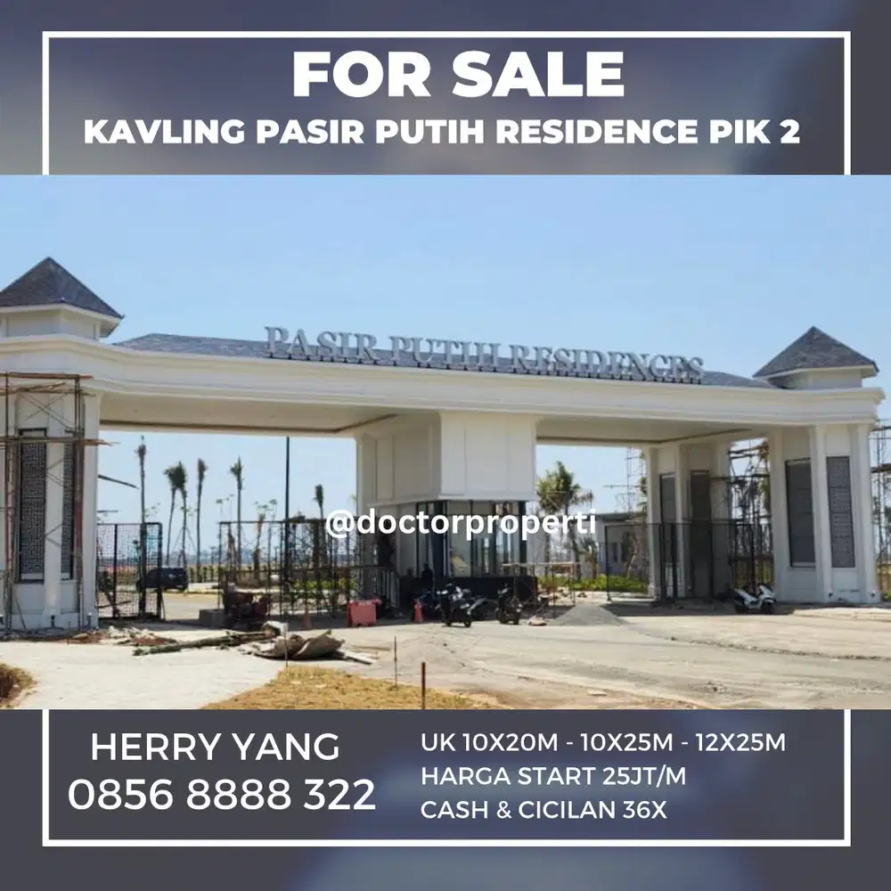 Lanjut Cicil - Kavling Pasir Putih Diamond View Danau (360m)