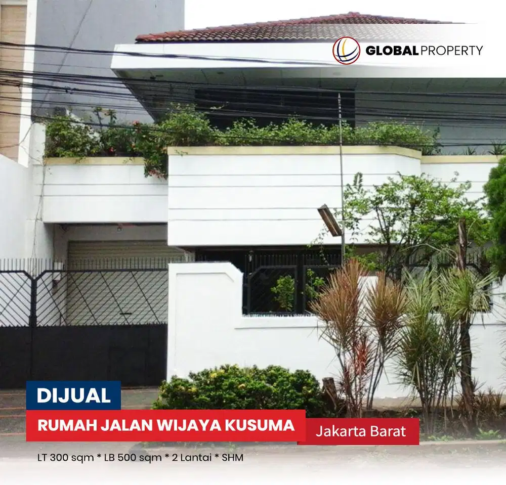 Rumah 2 Lantai Jl. Wijaya Kusuma, Palmerah, Kota Jakarta Barat