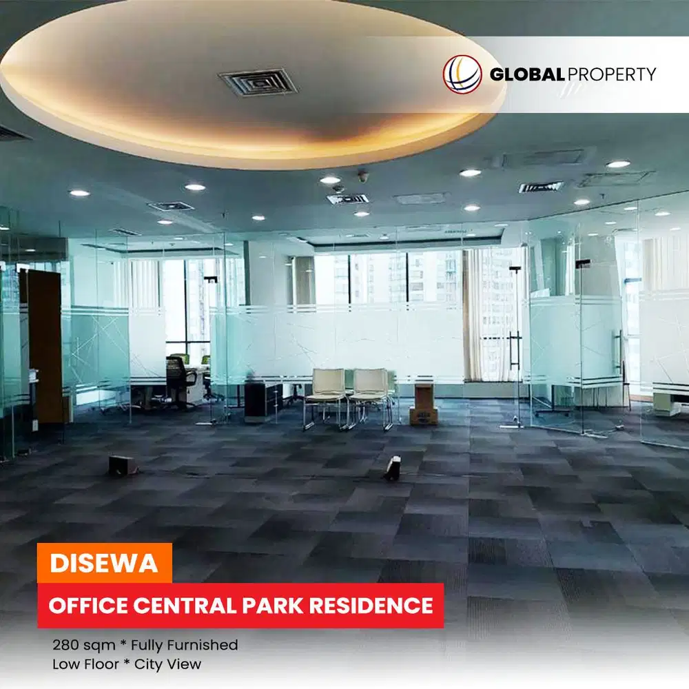 Fully Furnish  For Rent Office Central Park - Agung Podomoro Land