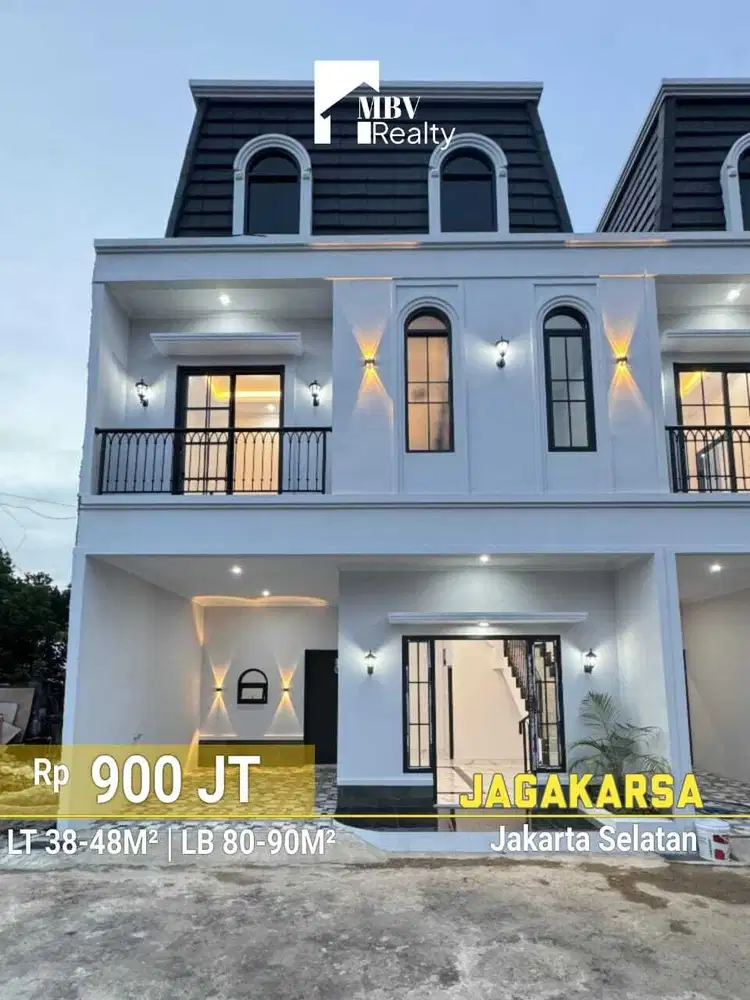 MBV282 Rumah American Classic 2 Lt Harga Termurah Dikelasnya Jagakarsa